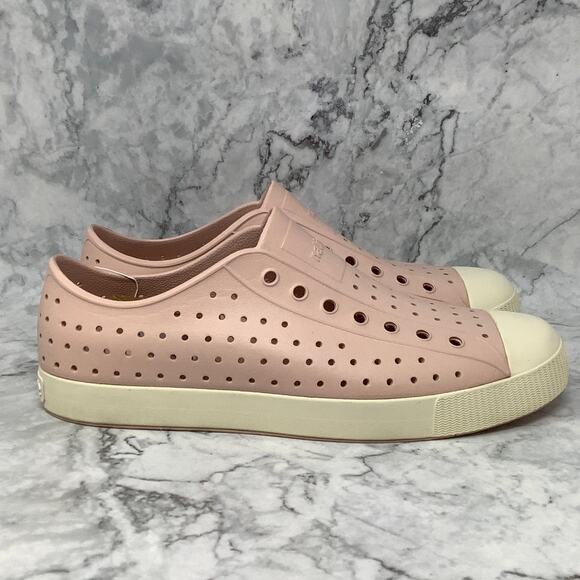 Native Shoes Mens 12 Chameleon Pink Jefferson Slip On Sneaker Perforated P2-68 - Picture 3 of 9